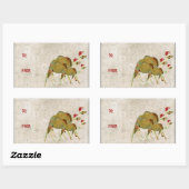 フェスティバルドリーミーラクセスギフトステッカー 長方形シール (シート)