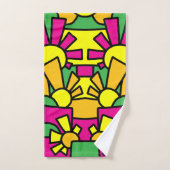 フェスティバルドードルアート42 バスタオルセット (ハンドタオル)