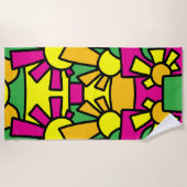 フェスティバルドードルアート42 ビーチタオル (正面)