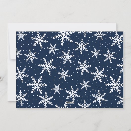 フェスティバルネイビースクリプト5フォトコラージュ シーズンカード (裏面)