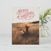 フェスティバルノスタルジアメリークリスマスフォトカード シーズンカード (スタンド正面)