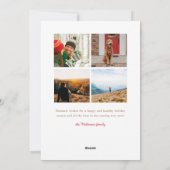 フェスティバルノスタルジアメリークリスマスフォトカード シーズンカード (裏面)