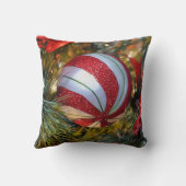 フェスティバルノスタルジックスタイルクリスマスホリデー クッション (裏面)