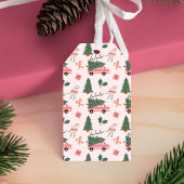 フェスティバルノピーキングクリスマスツリーヴィンテージヴァンギフト ギフトタグ