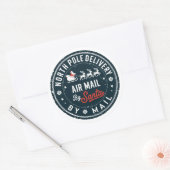 フェスティバルノースポールデリバリホリデー ラウンドシール (封筒)