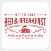 フェスティバルノースポールベッドアンドブレックファースト スクエアシール (正面)