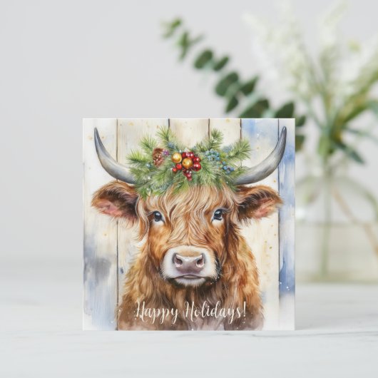 フェスティバルハイランドカウクリスマス シーズンカード (スタンド正面)