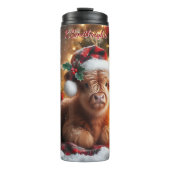 フェスティバルハイランドカーフクリスマス タンブラー (正面)