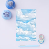 フェスティバルハッピーサニークラウドバックグラウンド チラシ (シングル)