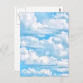 フェスティバルハッピーサニークラウドバックグラウンド ポストカード (正面/裏面)