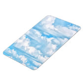 フェスティバルハッピーサニークラウドバックグラウンド マグネット (左側)