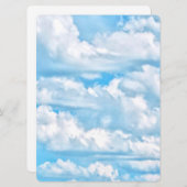 フェスティバルハッピーサニークラウド背景 (正面/裏面)