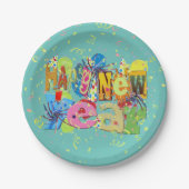 フェスティバルハッピーニューイヤー ペーパープレート (正面)