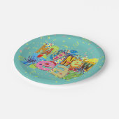 フェスティバルハッピーニューイヤー ペーパープレート (アングル)