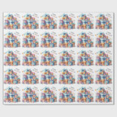 フェスティバルハッピーバースデー ラッピングペーパー (フラット)