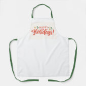 フェスティバルハッピーホリデーズデザイン エプロン (正面)
