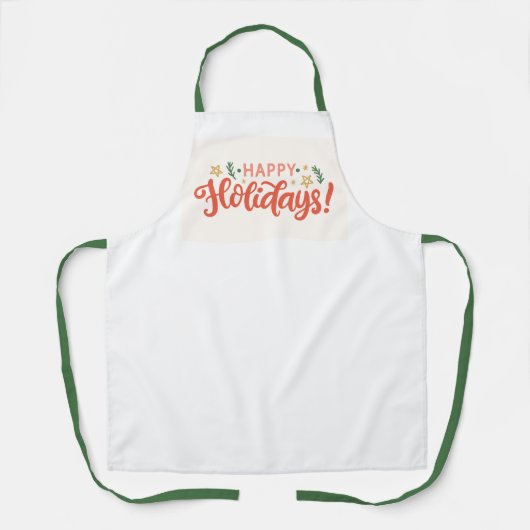 フェスティバルハッピーホリデーズデザイン エプロン (正面)