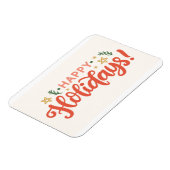 フェスティバルハッピーホリデーズデザイン マグネット (左側)