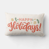 フェスティバルハッピーホリデーズデザイン ランバークッション (裏面)