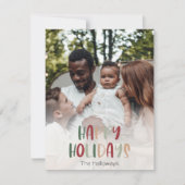 フェスティバルハッピーホリデーズフルタチカル写真 シーズンカード (正面)