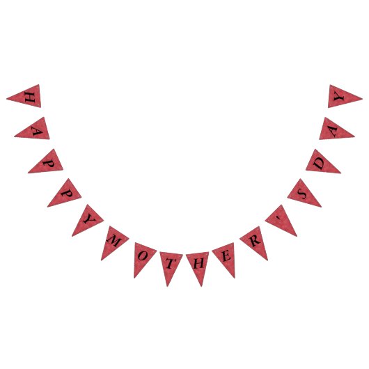 フェスティバルハッピーマザーズ日赤い星バースト バンティングフラッグ (全)