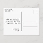 フェスティバルハッピー2023スノーフレーク冬 シーズンポストカード (裏面)