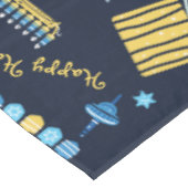 フェスティバルハヌカーパーソナライズされた(ユダヤ教)メノラードレデル テーブルクロス (アングル)