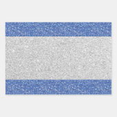 フェスティバルハヌカー（ユダヤ教）メノラーグリッター ラッピングペーパーシート (正面3)