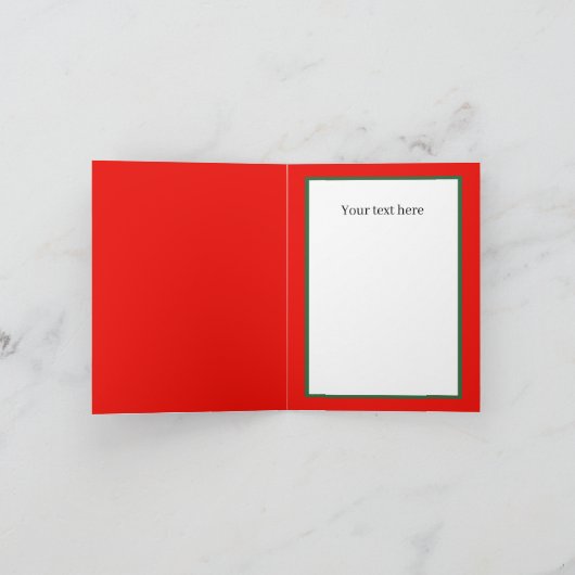 フェスティバルハムスター季節のごあいさつクリスマス シーズンカード (内部)