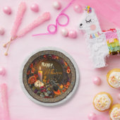 フェスティバルハロウィンスパイダー ペーパープレート (パーティー)