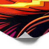 フェスティバルハロウィン幽霊のよく出るハウスイラストレーション ポスター (角)