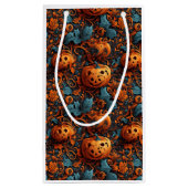 フェスティバルハロウィーンをテーマにした スモールペーパーバッグ (裏面)