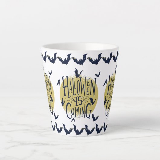 フェスティバルハロウィーンコレクション – ハロウィン来ズ カフェラテマグ (正面)