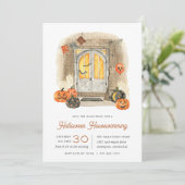 フェスティバルハロウィーン引っ越し祝いパーティーパーティー 招待状 (スタンド正面)