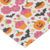 フェスティバルハロウィーン | カップケーキ、カボチャ&こうもり テーブルクロス (アングル)