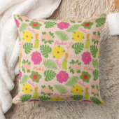 フェスティバルハワイアンフラダンサーピローデザイン クッション (ブランケット)