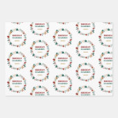 フェスティバルバイデン氏ハリス2020クリスマス ラッピングペーパーシート (正面3)