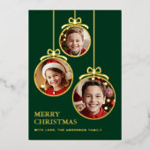 フェスティバルバウス写真枠エバーグリーン 箔シーズンカード (正面)