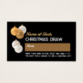 フェスティバルバウブルクリスマスパーティーラッフルチケット (正面)