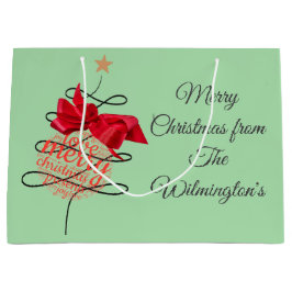 フェスティバルバウブルクリスマス ラージペーパーバッグ