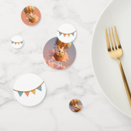 フェスティバルバニーホットエアバルーン – バントカラフルリング コンフェッティ