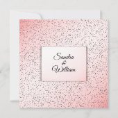 フェスティバルバラグリッタールック結婚式招待状 招待状 (裏面)