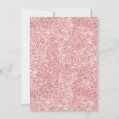 フェスティバルバラ金ゴールドマーブルーグリッターホリデーパーティー 招待状 (裏面)