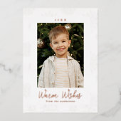 フェスティバルバラ金ゴールド雪片フォト 箔シーズンカード (正面)