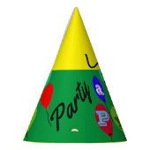 フェスティバルバルーンパーティーハット パーティーハット (左)