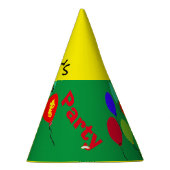 フェスティバルバルーンパーティーハット パーティーハット (右)