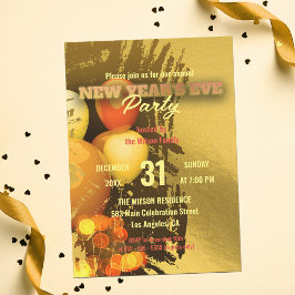 フェスティバルバルーン紙吹雪大晦日 招待状