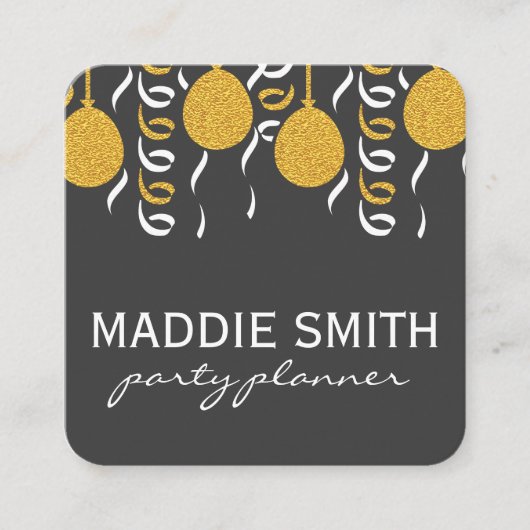 フェスティバルバルーン スクエア名刺 (正面)