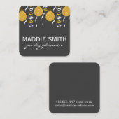 フェスティバルバルーン スクエア名刺 (正面/裏面)