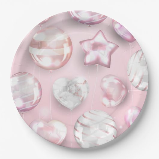 フェスティバルバルーン ペーパープレート (正面)